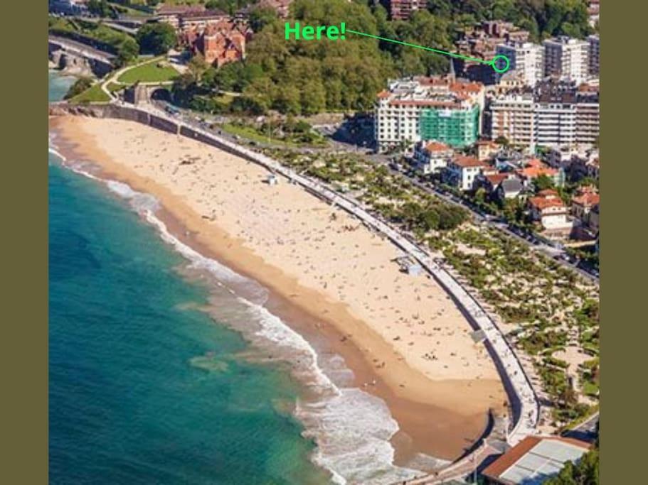Apartamento A 5Min De La Playa De Ondarreta San Sebastian Bagian luar foto